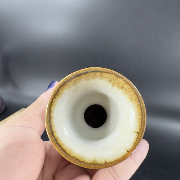 Mexico Folk Art Pottery Vase Tonala Talavera Ceramic Hand Painted Stoneware VTG - Picture 4 of 16